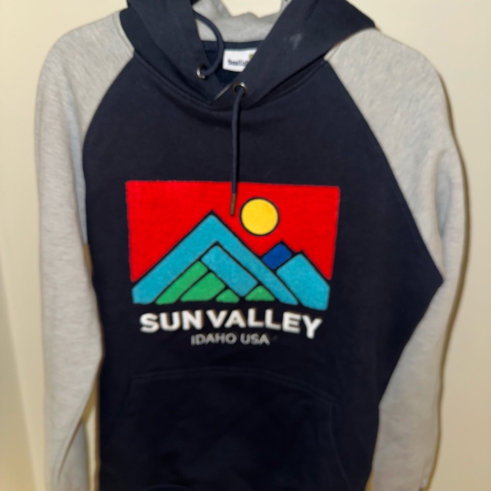 Navy and Gray Hoodie